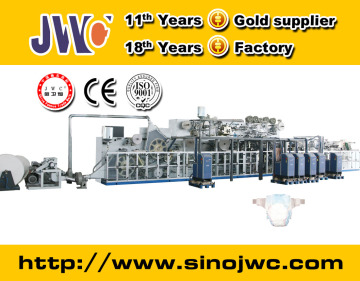 Semi-servo T Shape Baby Diaper Making Machine