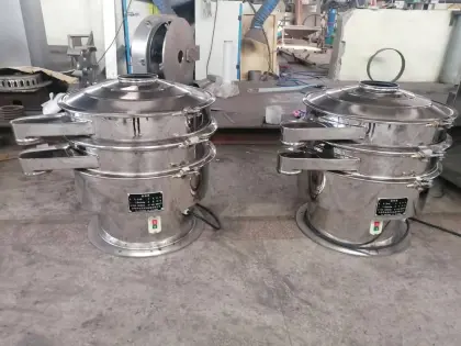 Gourmet powder particles sifting machine
