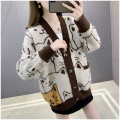 Women Kawaii Cartoon Oversized Cardigan Coat