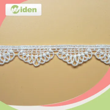fancy polyester embroidery chemical lace trim for women dress