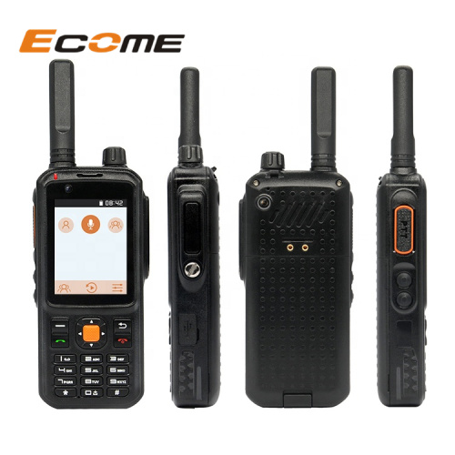 Ecome ET-A87 Zello 4G Android платформа телефона с сенсорным экраном Walkie Talkie с видео