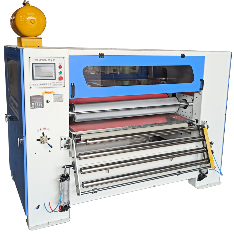 Qingdao QILI PUR Hot Melt Glue Flat Laminating Production Line Machines