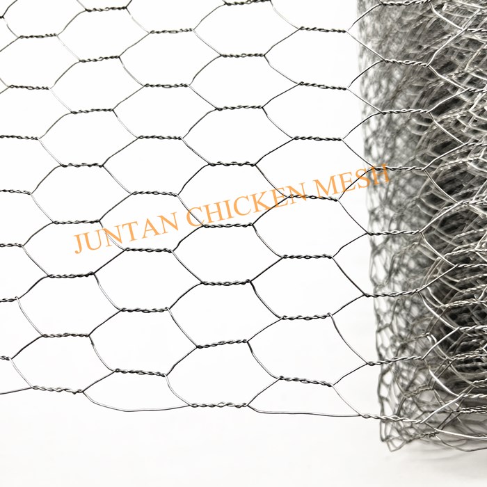 Galvanized hexagonal wire mesh for fish trap