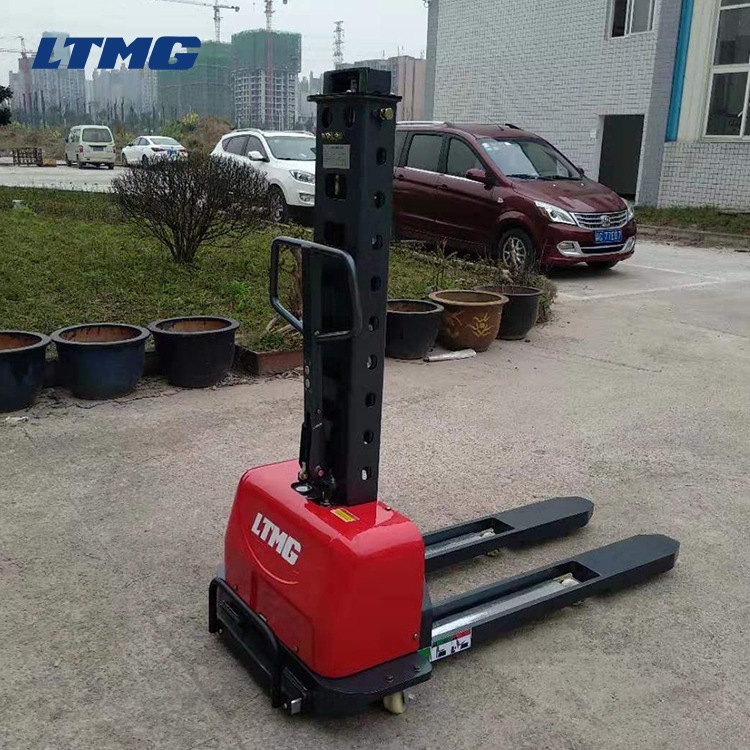 Electric Pallet Stacker 500kg - Portable Auto Lift Self-Loading Stacker