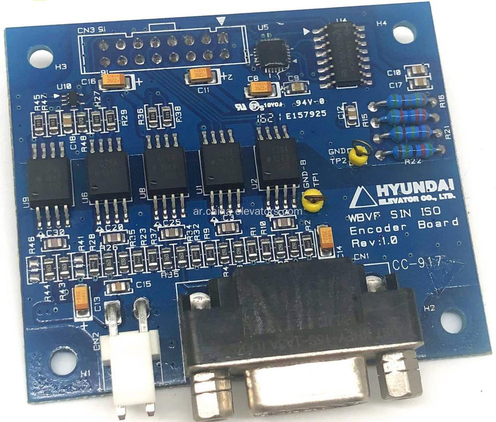 Hyundai WBVF SIN ISO / Encoder Board Rev: 1.0 / CC-917