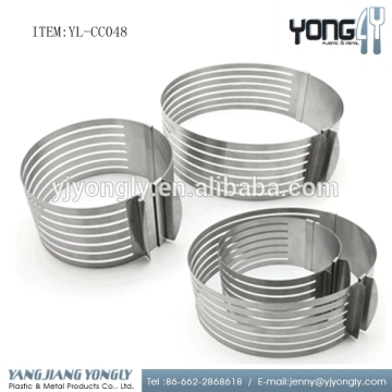 Adjustable Stainless Steel Cake Mould Layer Cake Slicer