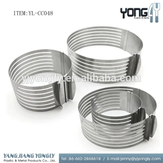 Adjustable Stainless Steel Cake Mould Layer Cake Slicer