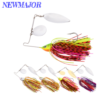 NEWMAJOR Metal Spinner Baits for Bass Fishing in Rivers, Streams, and Oceans