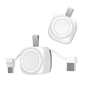 Ultra Charger Magnetic Portable Wireless Power Bank for iWatch 8/7/6/5/4/3/2/1/SE with Cables - Top Quality