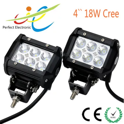 4" 18W Cree led light bar ,truck work light bar