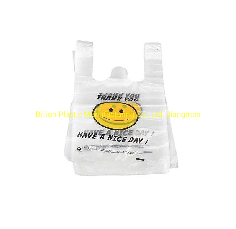 Custom Plastic T Shirt Shopping Bags with Logo