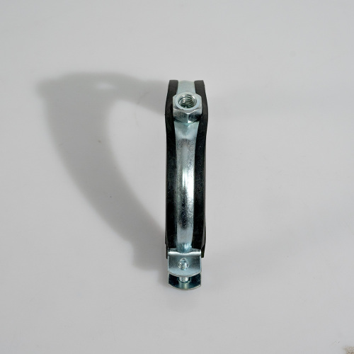 Adjustable Pipe Rubber Clamp with Screw and Spring Mechanism