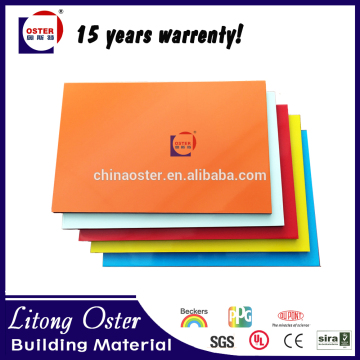 Alucoworlded New products Hot sale 12 year high strength ACP 3mm 4mm pvdf acp sheet