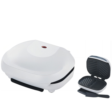 Portable 2-Slice BBQ Grill Press with Easy Open Cover, Dust and Oil Drain Storage - Ideal for Healthy, Low Fat Cooking