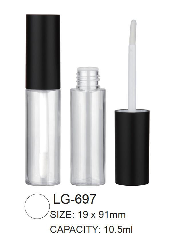 Runder Lipgloss-Behälter aus Kunststoff