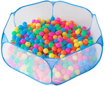 Cute Blue Hexagon Children Ball Pit