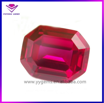 octagon cut crystal price industrial synthetic ruby gems