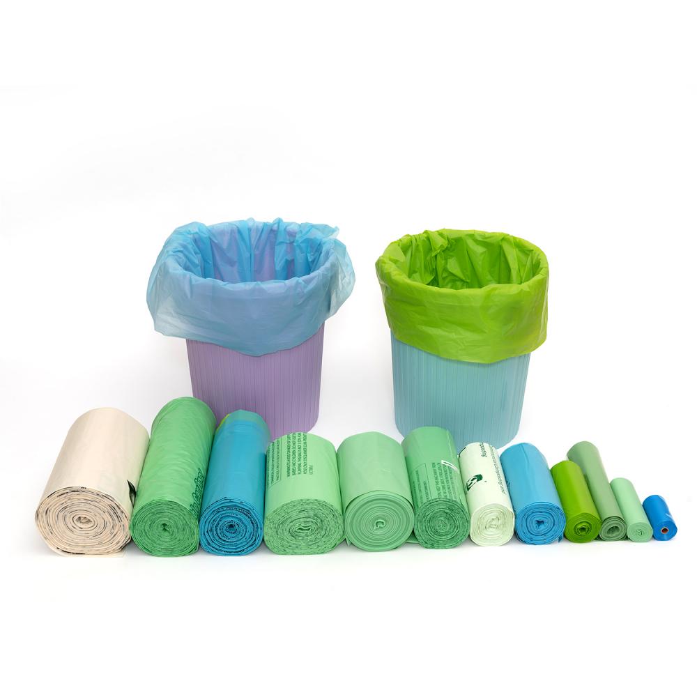 Plant-based Trash Can Liners 100% Biodegradable Compostable