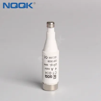 Screw Type 2A D I Fuse Link E16 (Slow), Color Marked Ceramic Fuse