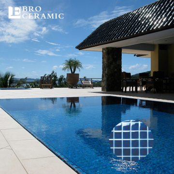 Ebro keramisk iscrackel design utomhus pool däck mosaikplatta