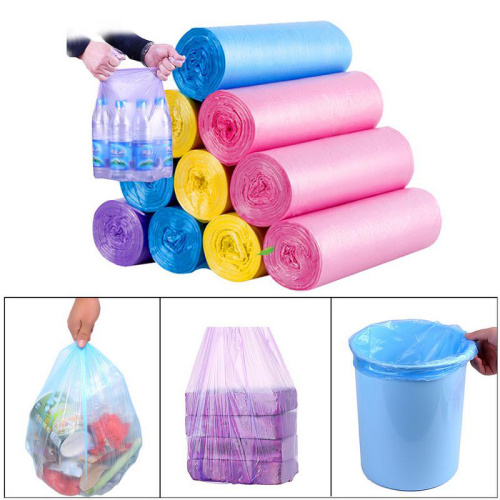 Custom Portable Plastic Red Garbage Bag Trash Rubbish Refuse Bags 100% Brand-New Polyethylene Made