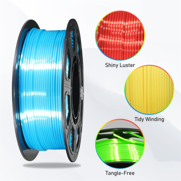 Silk PLA Filament 1.75mm-Shiny Metallic Finish