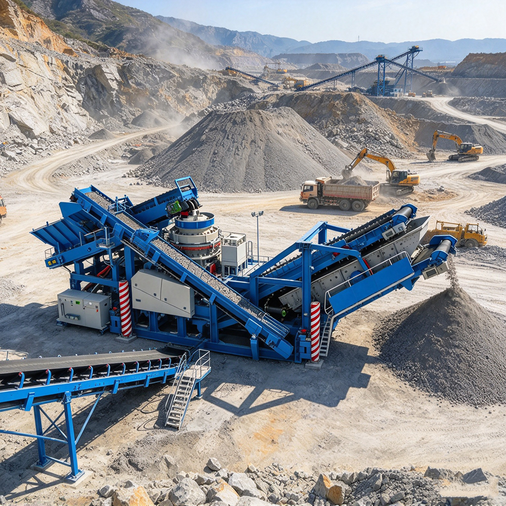 Mobile Cone Crusher Station
