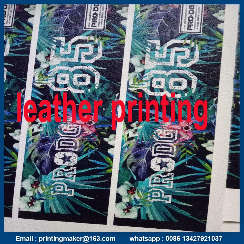 leather printing service 