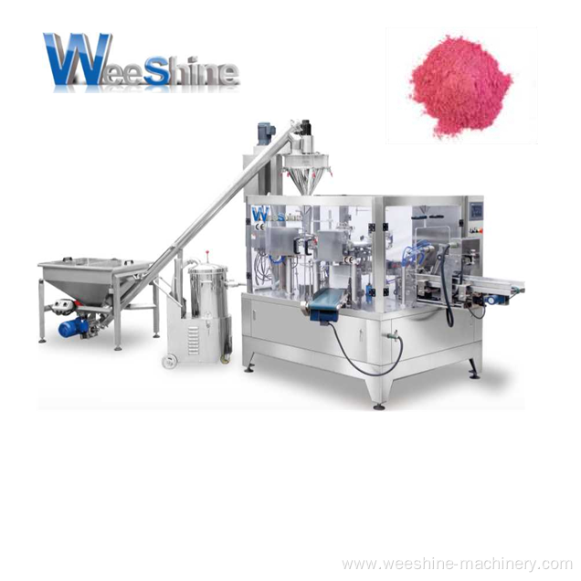 Zipper Premade Pouch Powder Packaging Machine