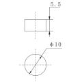 Piezoelektrische Keramikscheibe OD10X5,5 mm