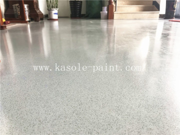 Epoxy color sand self-leveling floor