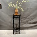 Supporto per piante in rattan alto in bambù Qiong stile Ming