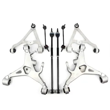 Rear Control Arm Set with Ball Joint Stabilizer Link Tie Rod Kits for Jaguar XF X250 XJ6 X350 XJL X351 XK X150