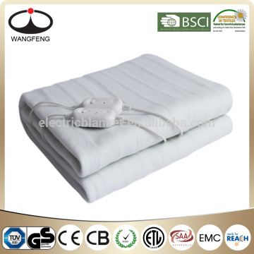 100% Pure Polyester Non Woven Detachable Double Best Electric Blanket