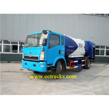 SINOTRUK 3000 gallon LPG Cylinder Filling Trucks