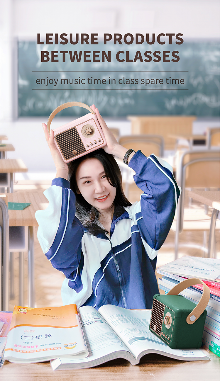 Hm11 Plus Bluetooth Retro Speaker 8 Png