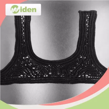 Can be customized clothing accessories large flower lace collar hollow water soluble lace