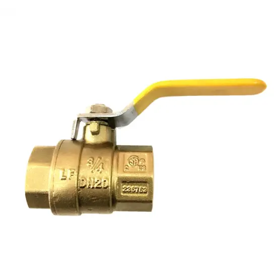 NSF low lead brass 600wog full port ball valve