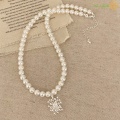 High Quality Pearl Bead Sun Necklace for Ladies