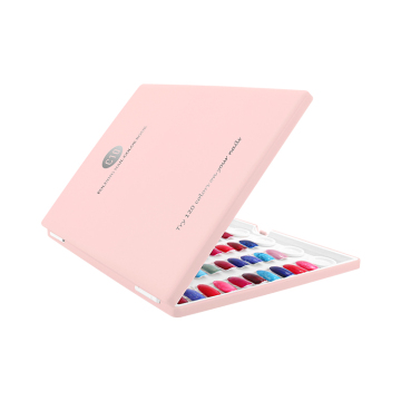 Professional Model Nail Gel Polish Color Display Box - 120 Color Chart for Manicure