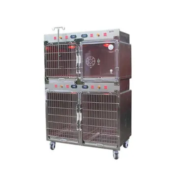 Durable Pet ICU Medical Cage for Veterinary Use