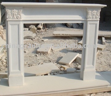 marble fireplace