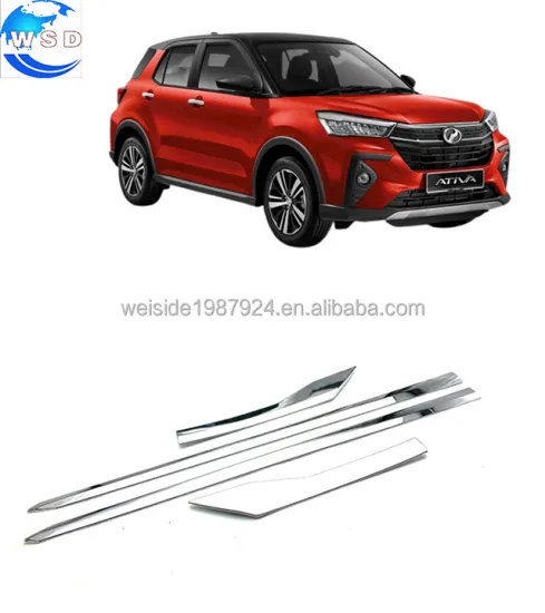 ABS Chrome Side Door Molding Trim for Perodua Ativa 2020 - Car Exterior Accessories