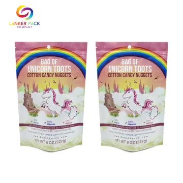 Air-proof Laminated Aluminum Snack Stand Up Bags