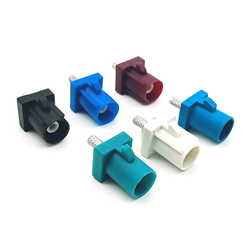 Straight Short Fakra Male Plug Crimp Cable Connector