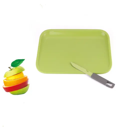 Foldable Silicone Multifunctional Recycled Rectangle Plastic Boards - Portable Chopping Board