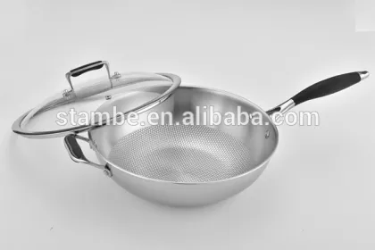 Korea Design Stambe All Clad 316 stainless steel electric wok