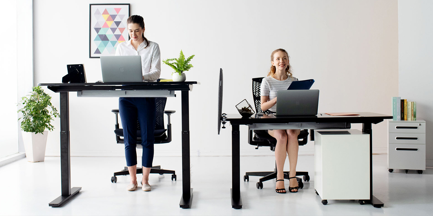 นั่งโต๊ะยืน sit stand desk
