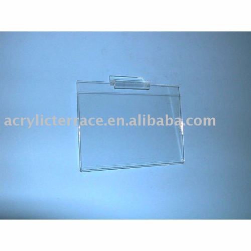 Slatwall Acrylic Sign Holder, High Quality Slatwall Acrylic Sign Holder