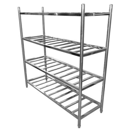 Stainless steel storage rack for bathroom